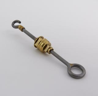 Brass hook and eye, 1761