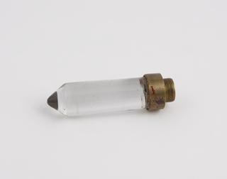 Glass Insulating Rod on Threaded Brass Plug