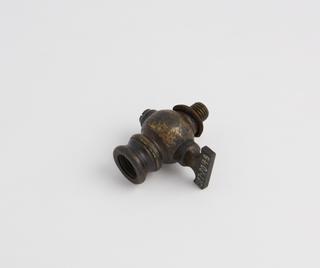 Brass valve, with fibre washer