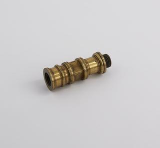 Connector, with external and internal threaded ends