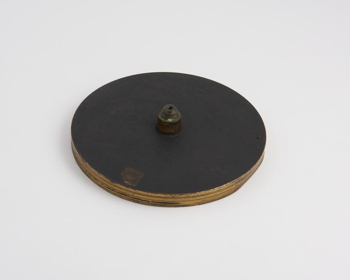 Flanged brass disc for air pump