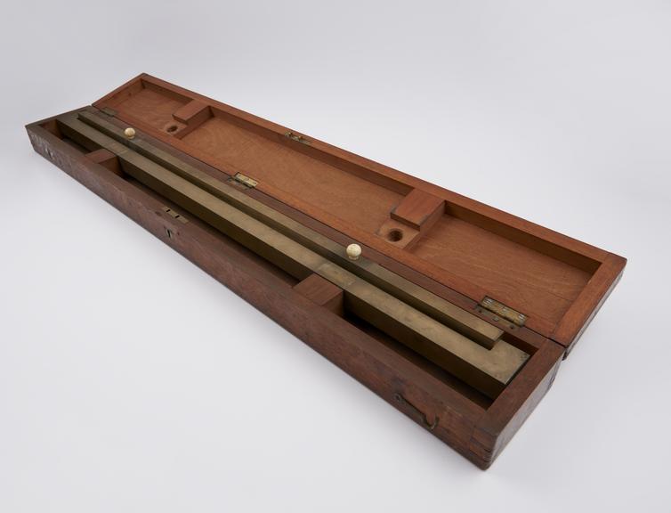 Standard yard, by Troughton & Simms, in wood case