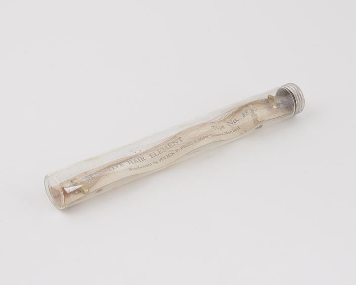 Sensitive Hair Element, in tin-lidded topped glass tube