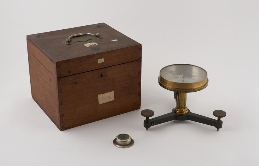 Firemann nephoscope, MO 9, in case, with bubble level