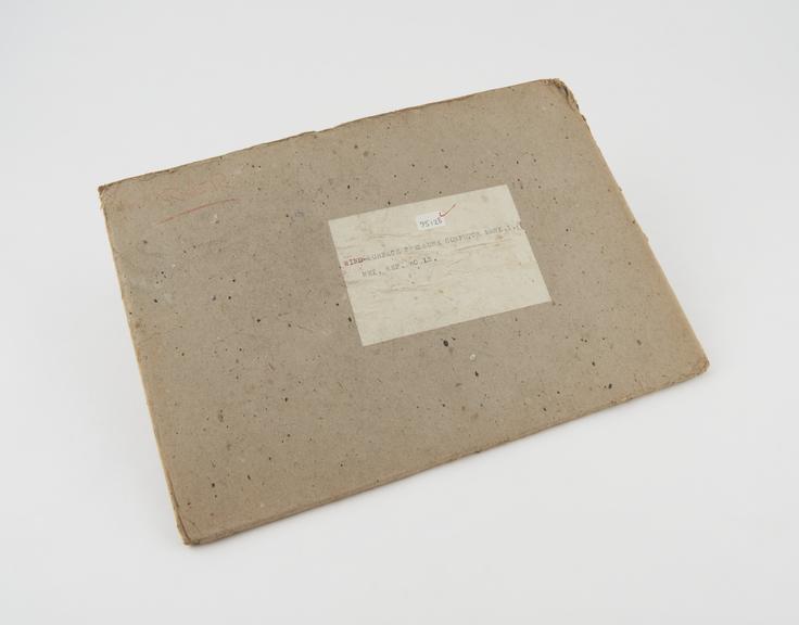 Card sleeve, for Example, of Wind Surface pressure computer Mk1