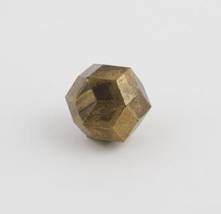 A Single Solid Polyhedral Regular Body.