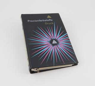 Dye pattern card, "Procionarbstoffe, Druck"