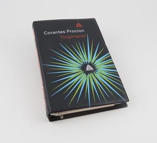 Dye pattern card, "Corantes Procion, Tingimento"