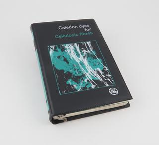 Dye pattern card, "Caledon dyes for Cellulosic fibres"