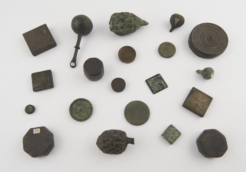 Assorted metal weights