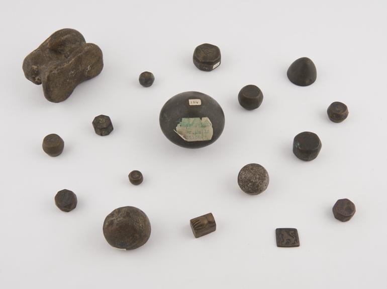Assorted metal weights