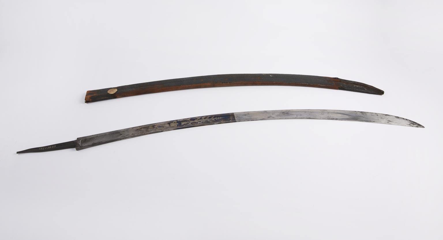 Sabre blade and sheath | Science Museum Group Collection