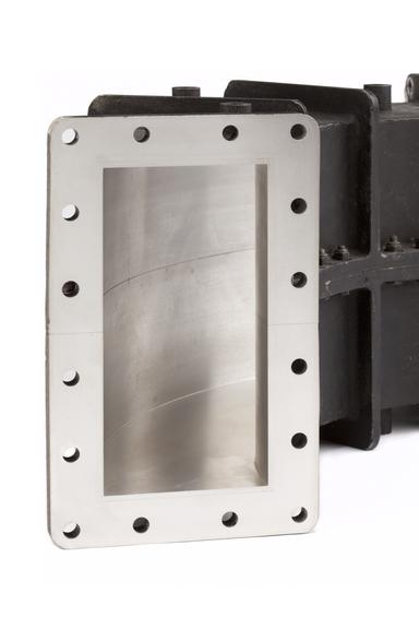 One waveguide section from a linear accelerator used at the