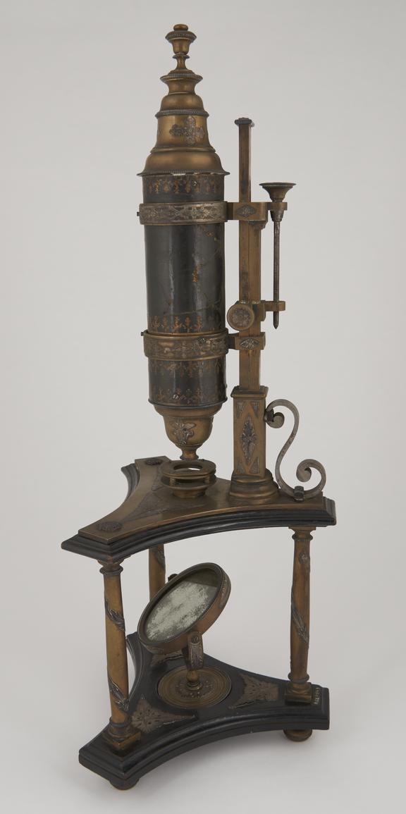 Cuff microscope, German, mid 18th century