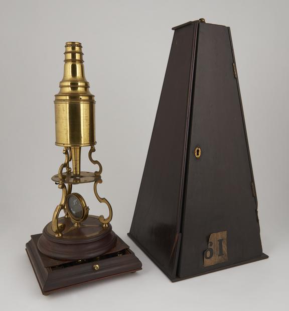 Early Culpeper model microscope, by Sterrop