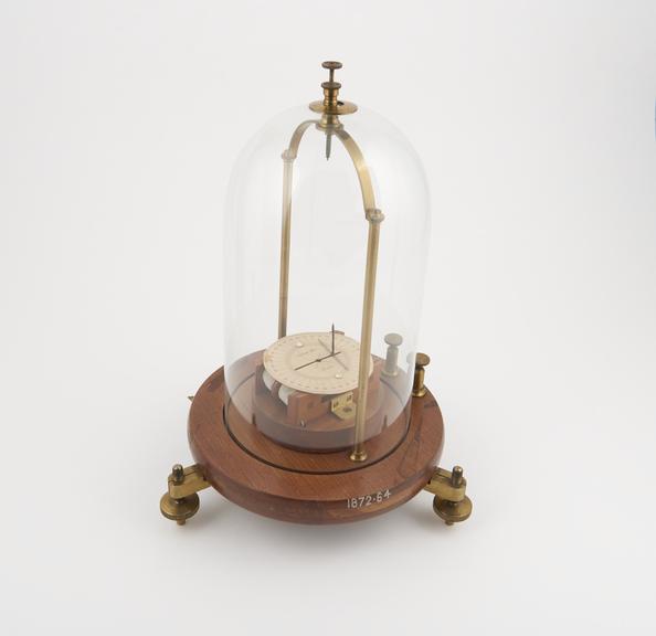 Astatic galvanometer by Elliott Brothers, 1872.