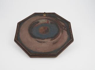 Anamorphic picture, one of two, by George Adams