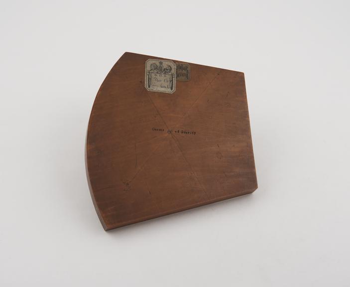 Quadrilateral, one side curved, by George Adams
