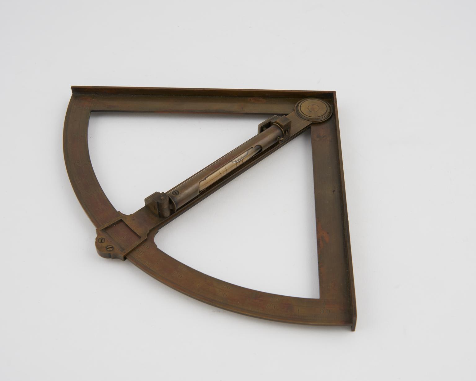 Clinometer with spirit level | Science Museum Group Collection