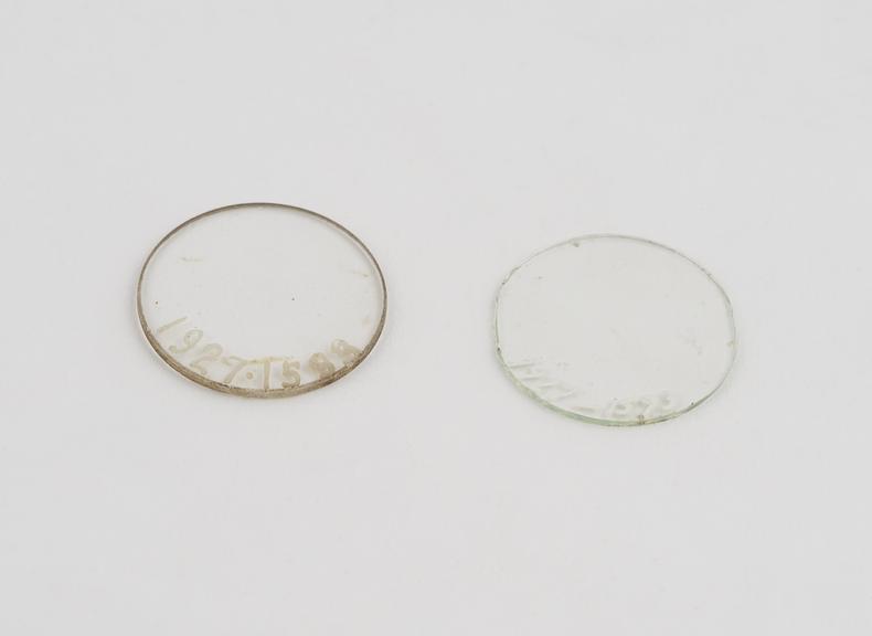 Two circular discs