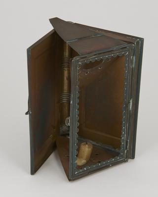 Brass folding Candle Lantern from Wels, 1913