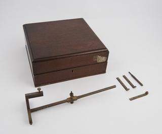 Wooden Storage Box and Components for Lens Cutting Machine