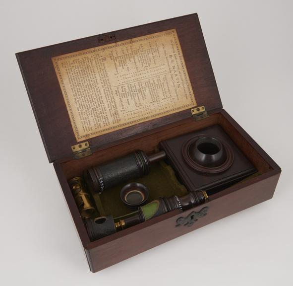 Solar microscope (c.1740), by B. MARTIN