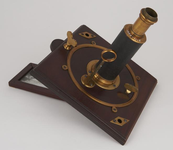 Solar microscope (dated 1743), JOHN CUFF