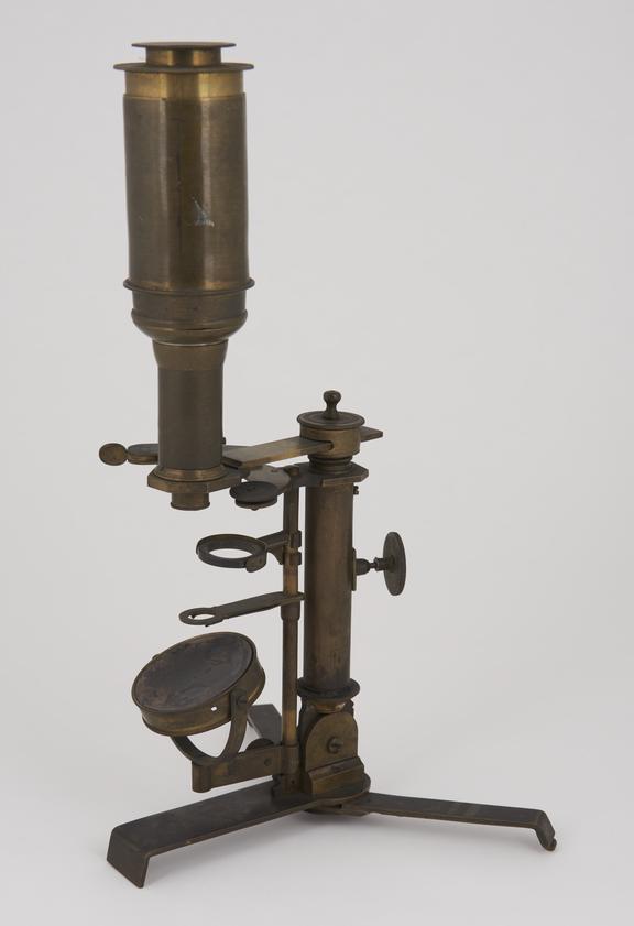 Dutch copy of Martin's Universal microscope, (mirror deficient)