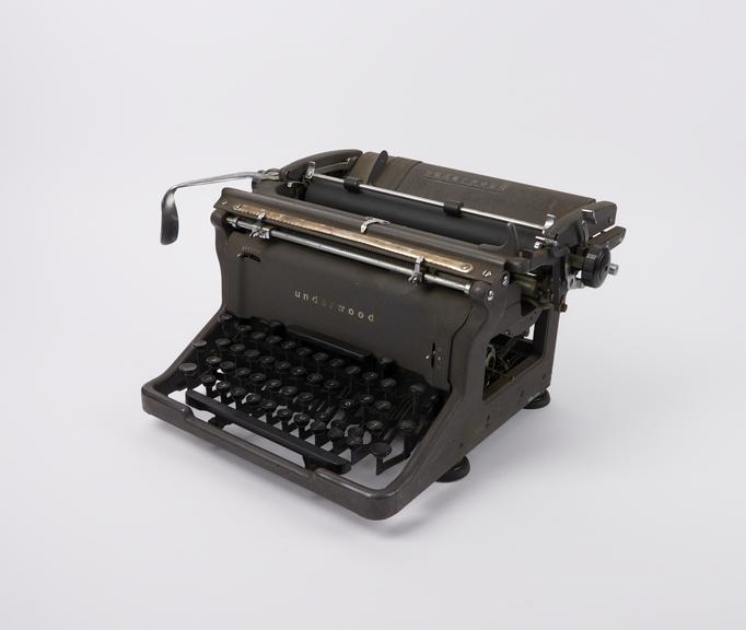 Underwood typewriter model 6, serial number G11-7191067, c. 1953