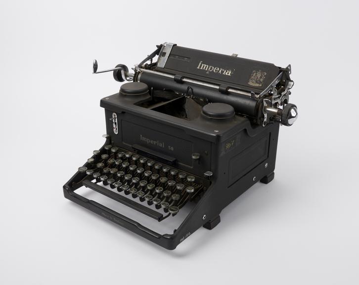 Imperial typewriter model 58, serial number 356365X, c. 1951