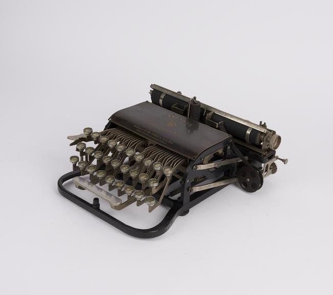 Moya visible typewriter, no. 2, c. 1903, serial no. 1737