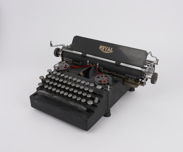 Royal typewriter, model 6, with pica type and 15 carriage, c