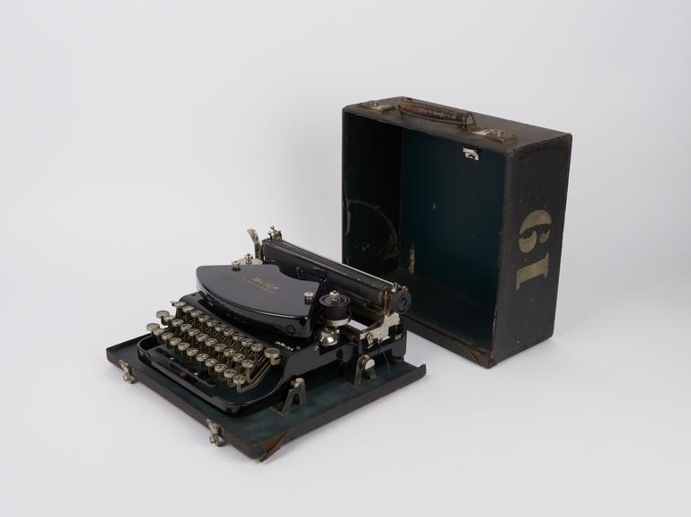 Blikensderfer typewriter (Blick Universal, portable), c. 1920