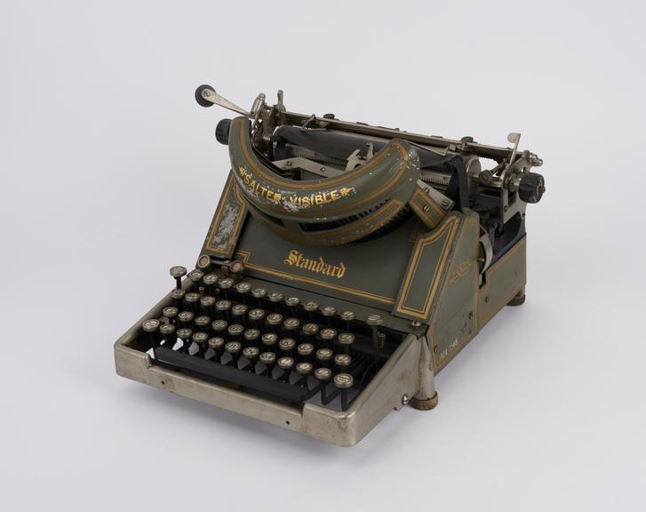 Salter standard visible typewriter, c. 1913