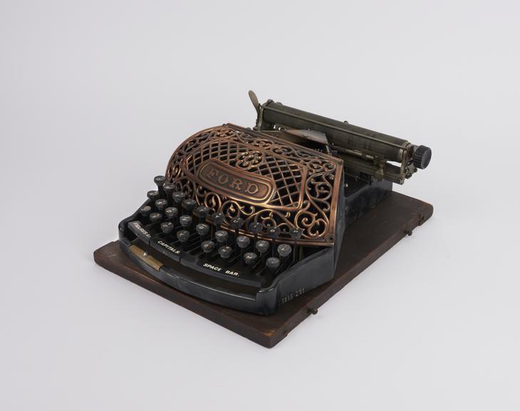 Ford typewriter, machine no. 618, c. 1895 | Science Museum Group Collection
