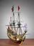 Whole model, full rigged, of ship of the line, H.M.S. 'Prince' (sailing ship; warship; ship model)