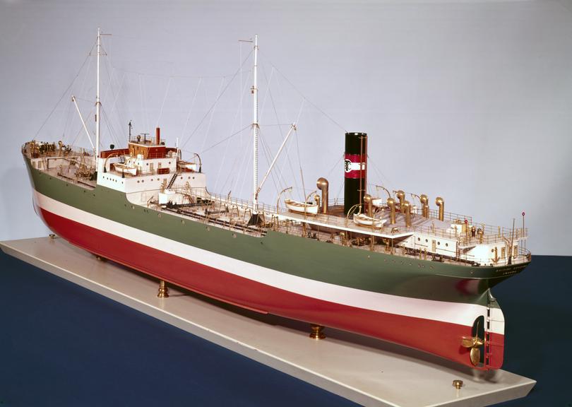 Model of Oil Tank Steamer 'British General'