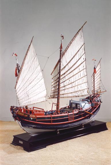 Rigged model of a Foochow junk