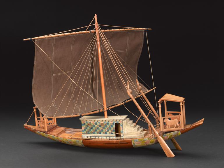 Model of ship, similar to that found in Tutankhamun's tomb | Science ...