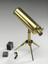 Gregorian reflecting telescope of 2 1/2 inch aperture, with stand, tripod and case