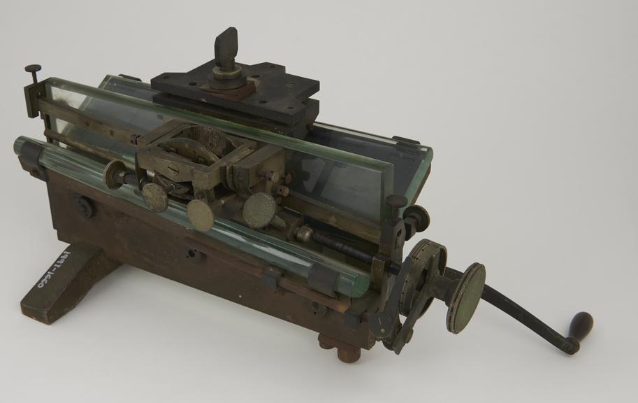 Sledge microtome, 1900-25.