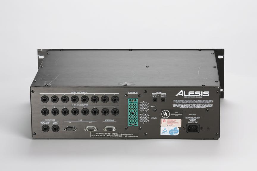 Three of three Alesis ADAT Blackface Digital Recorder.