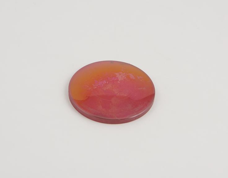 Thallium bromo-iodide lens, one of ten, c. 1960