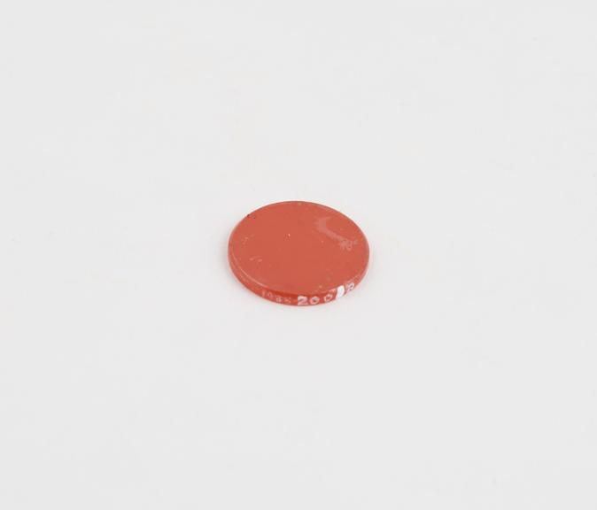 Thallium bromo-iodide lens, one of ten, c. 1960