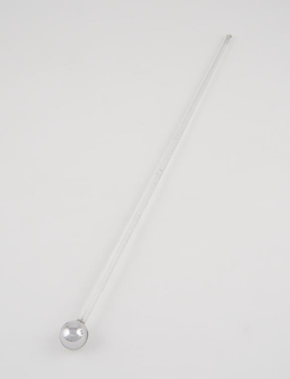 Mercury thermometer, one of seven, used by Sir William Crookes