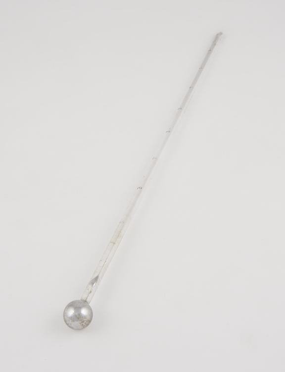 Mercury thermometer, one of seven, used by Sir William Crookes