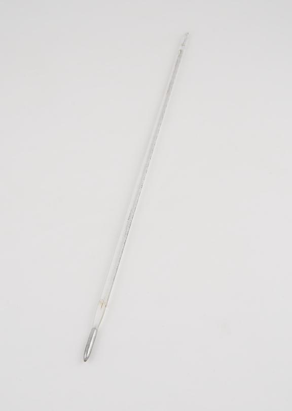 Mercury thermometer, one of seven, used by Sir William Crookes