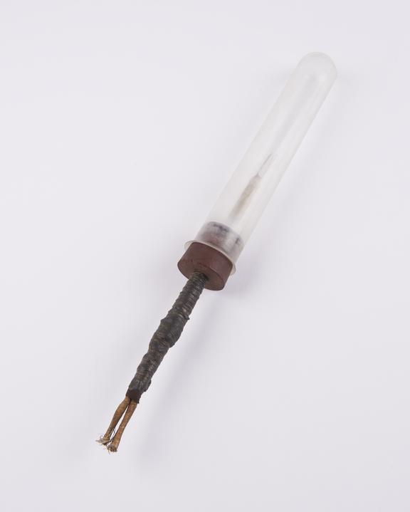 Early form of platinum thermometer, one of nine