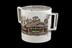 Two-handled, railway-inspired transfer-printed mug